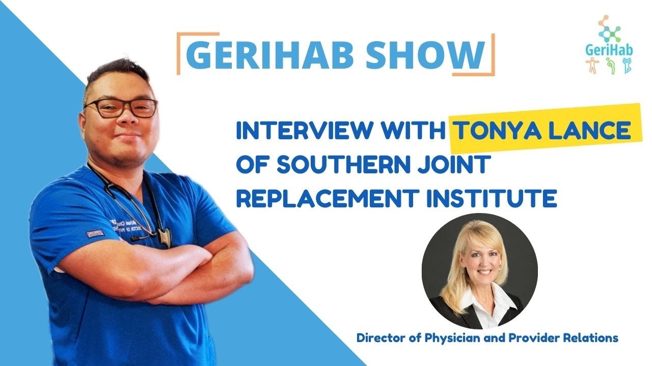 featured image of the podcast of interview with Tonya Lance of Southern Joint Replacement Institute