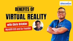 featured image of the podcast of Benefits of Virtual Reality with MyndVR CEO and Co-Founder Chris Brickler
