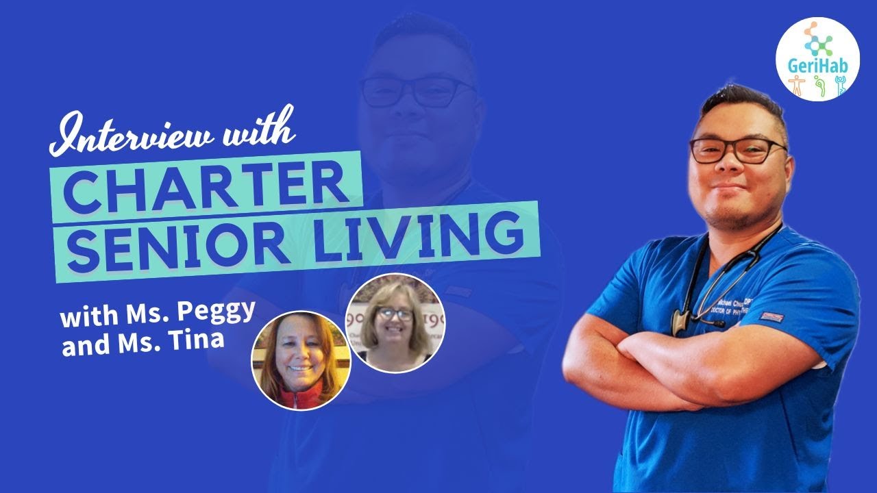 featured image of the podcast of Interview with Charter Senior Living with Ms. Peggy and Ms. Tina